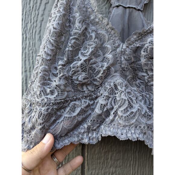 Torrid Curve Woman's Bralette Plus Size 2X Fairy Grunge Festival Boho Sexy Lace - Picture 2 of 4